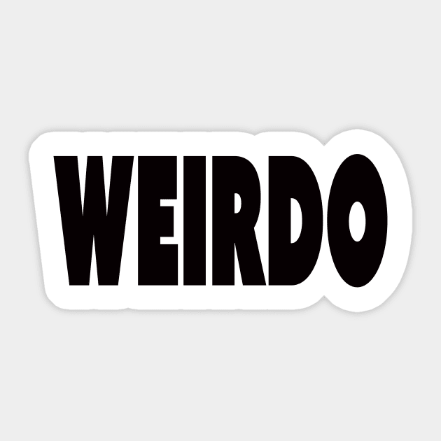 weirdo Sticker by rclsivcreative